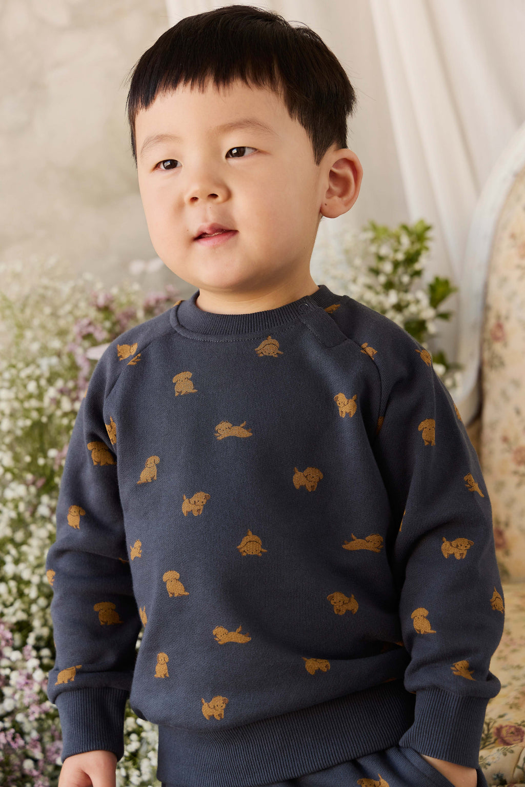 Organic Cotton Flynn Sweatshirt - Playful Milo Captain