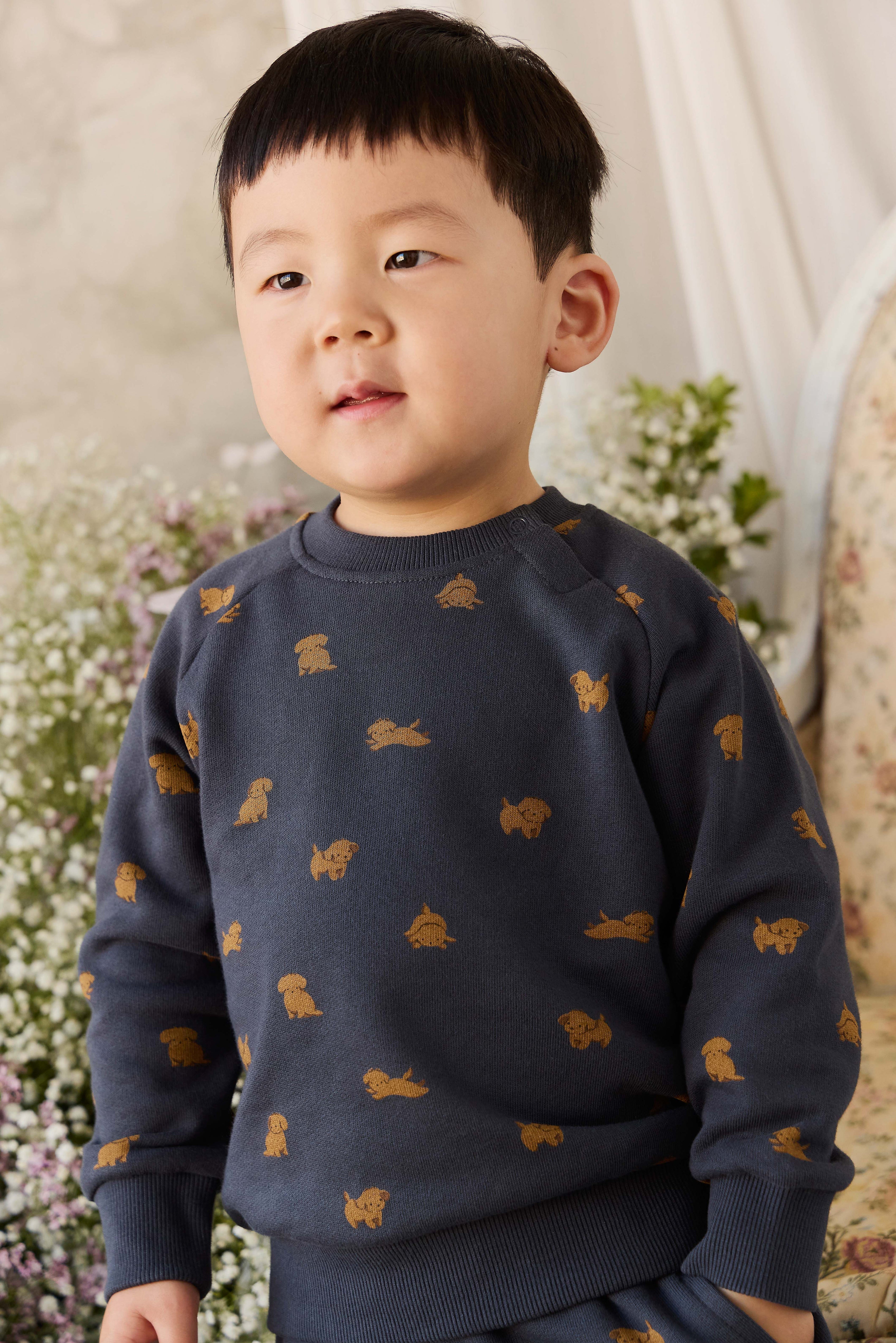 Organic Cotton Flynn Sweatshirt - Playful Milo Captain