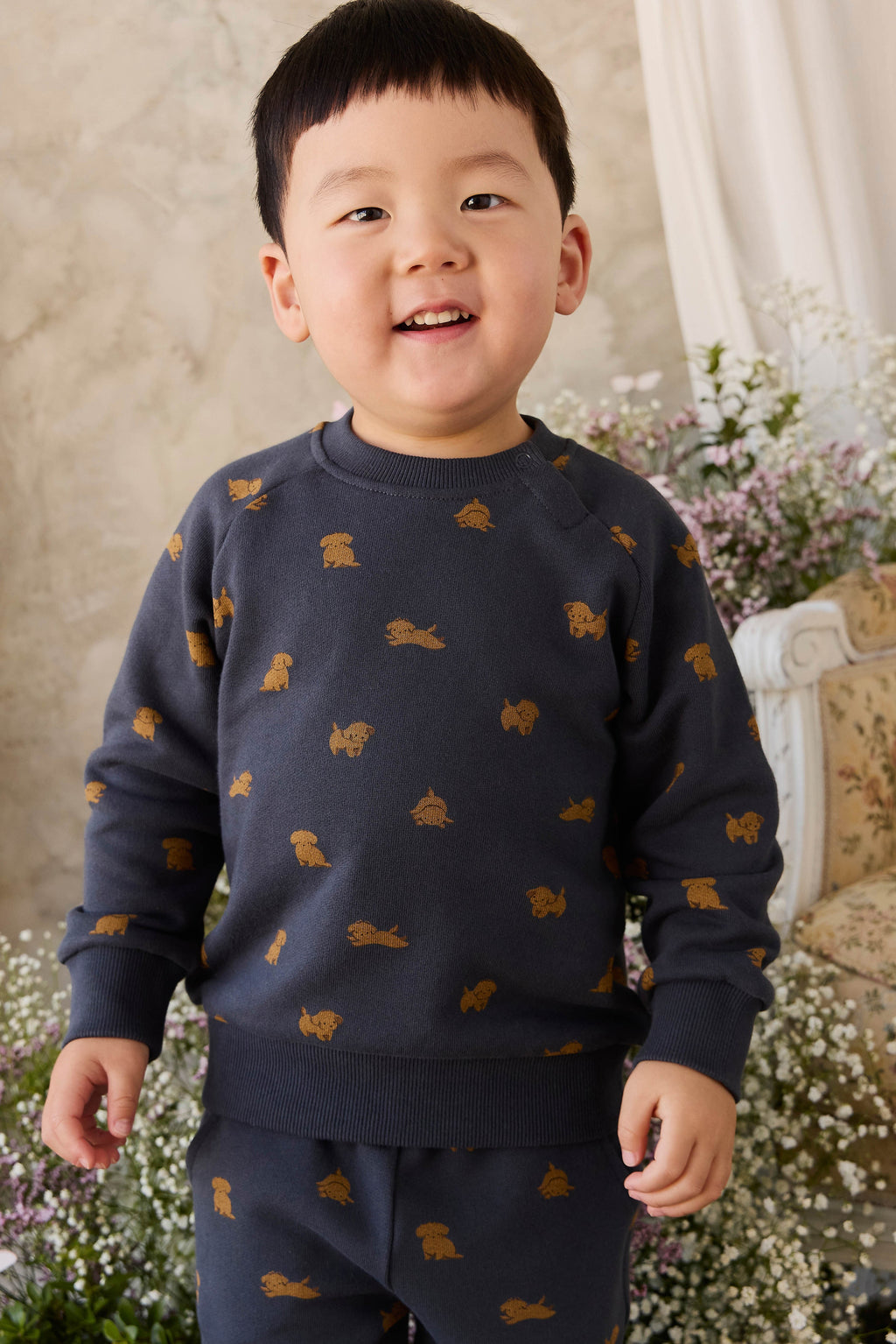 Organic Cotton Flynn Sweatshirt - Playful Milo Captain