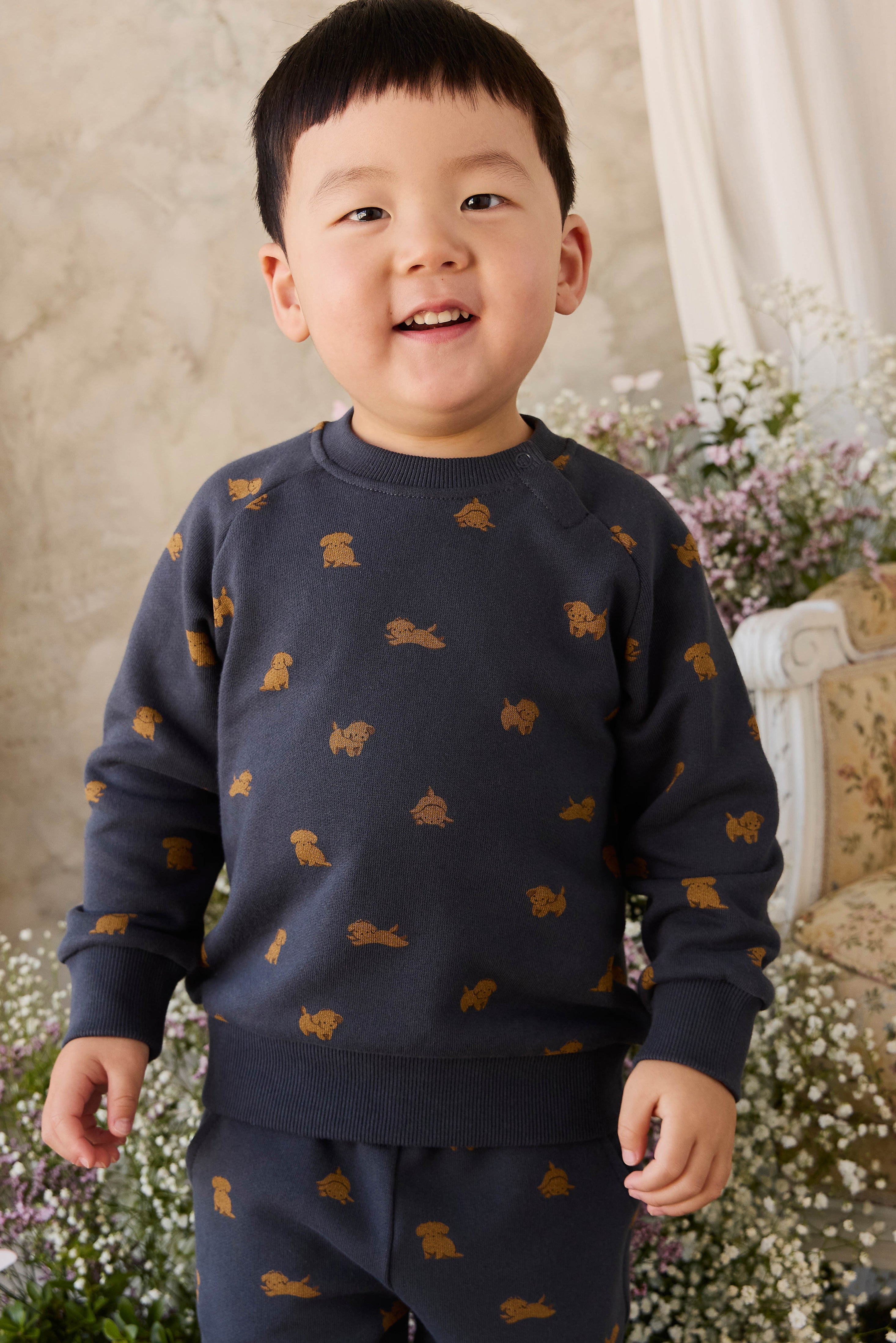 Organic Cotton Flynn Sweatshirt - Playful Milo Captain