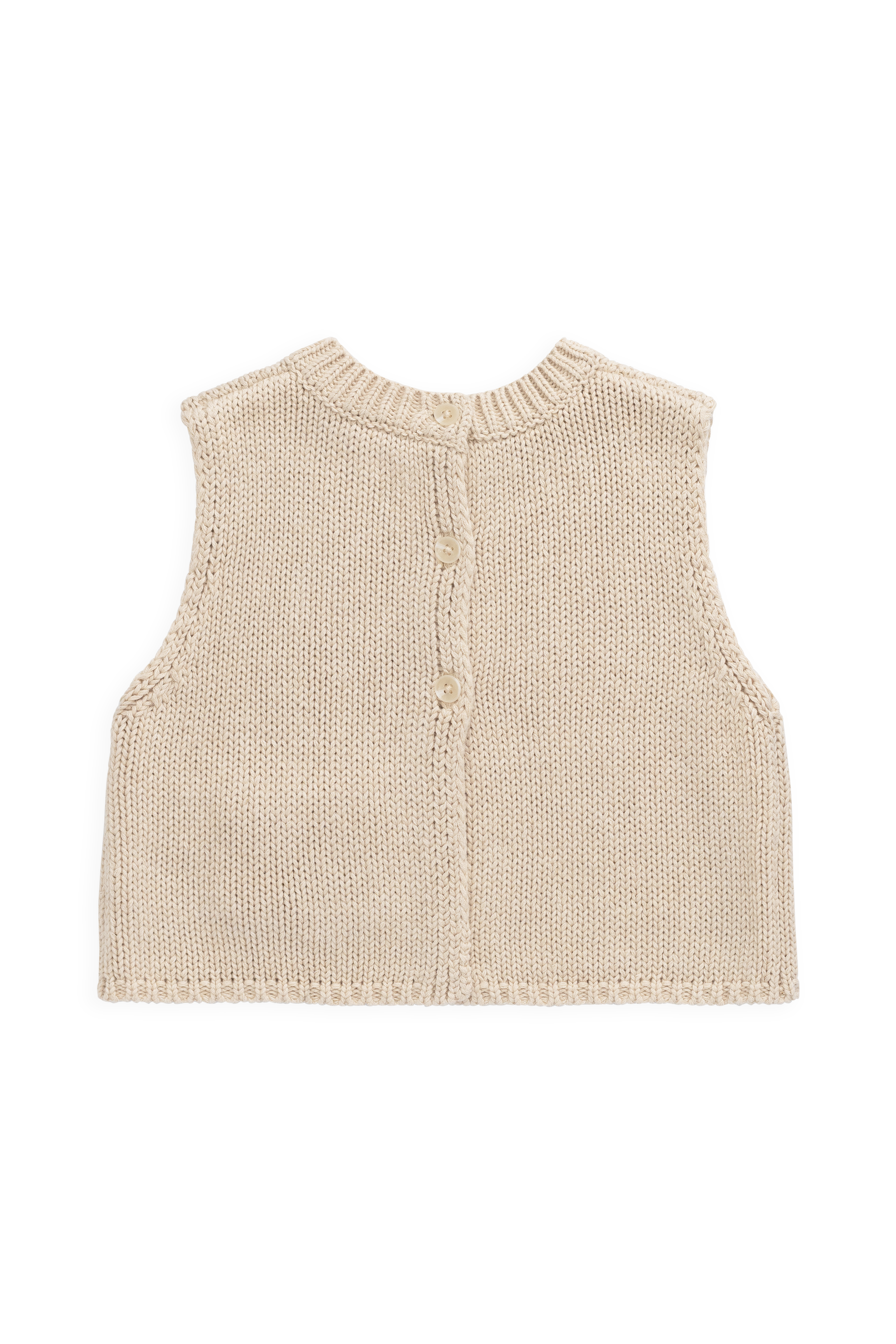 Drew Knit Vest - Vintage Linen