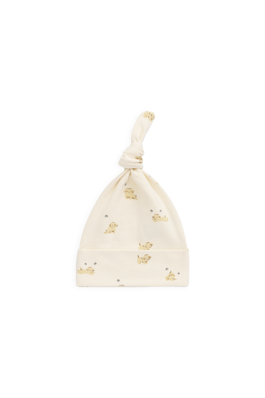 Organic Cotton Knot Beanie - Playful Honey