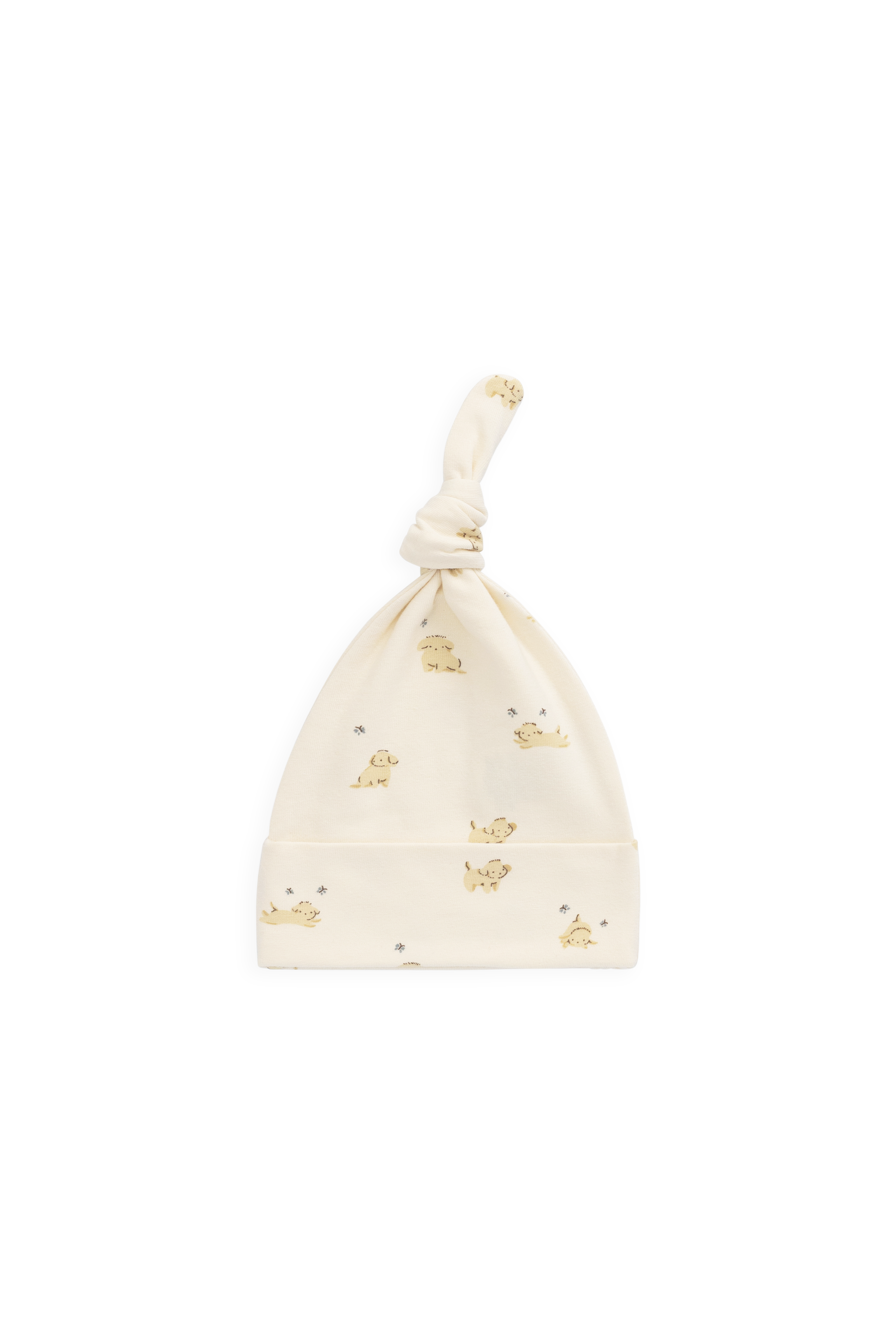 Organic Cotton Knot Beanie - Playful Honey