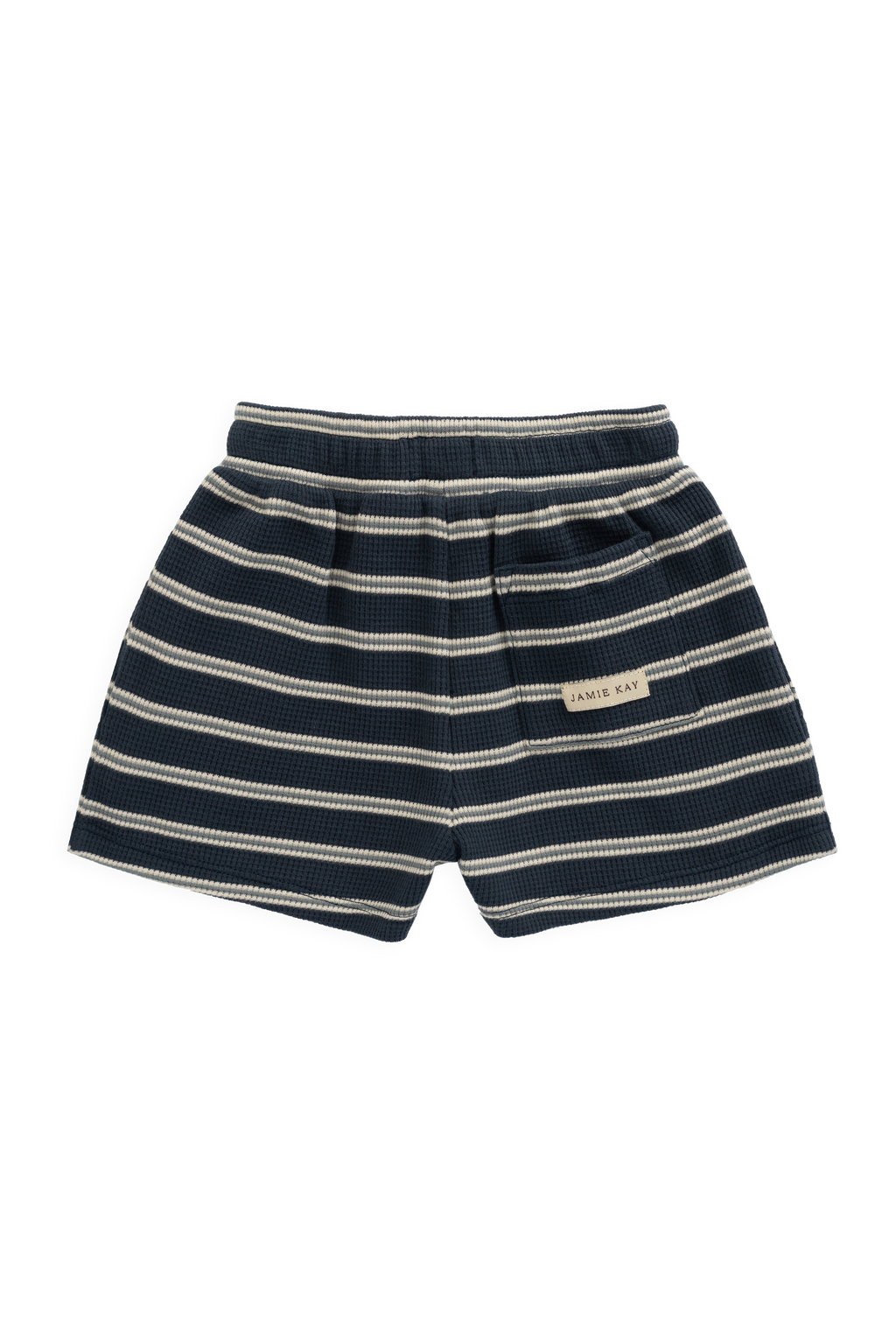 Organic Cotton Waffle Leith Short - Dreamer Stripe Captain