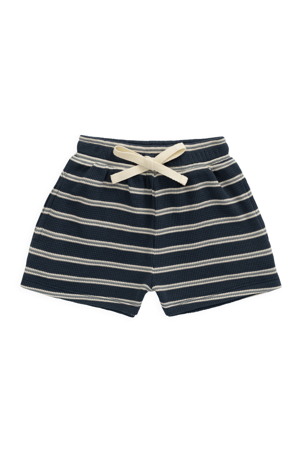 Organic Cotton Waffle Leith Short - Dreamer Stripe Captain