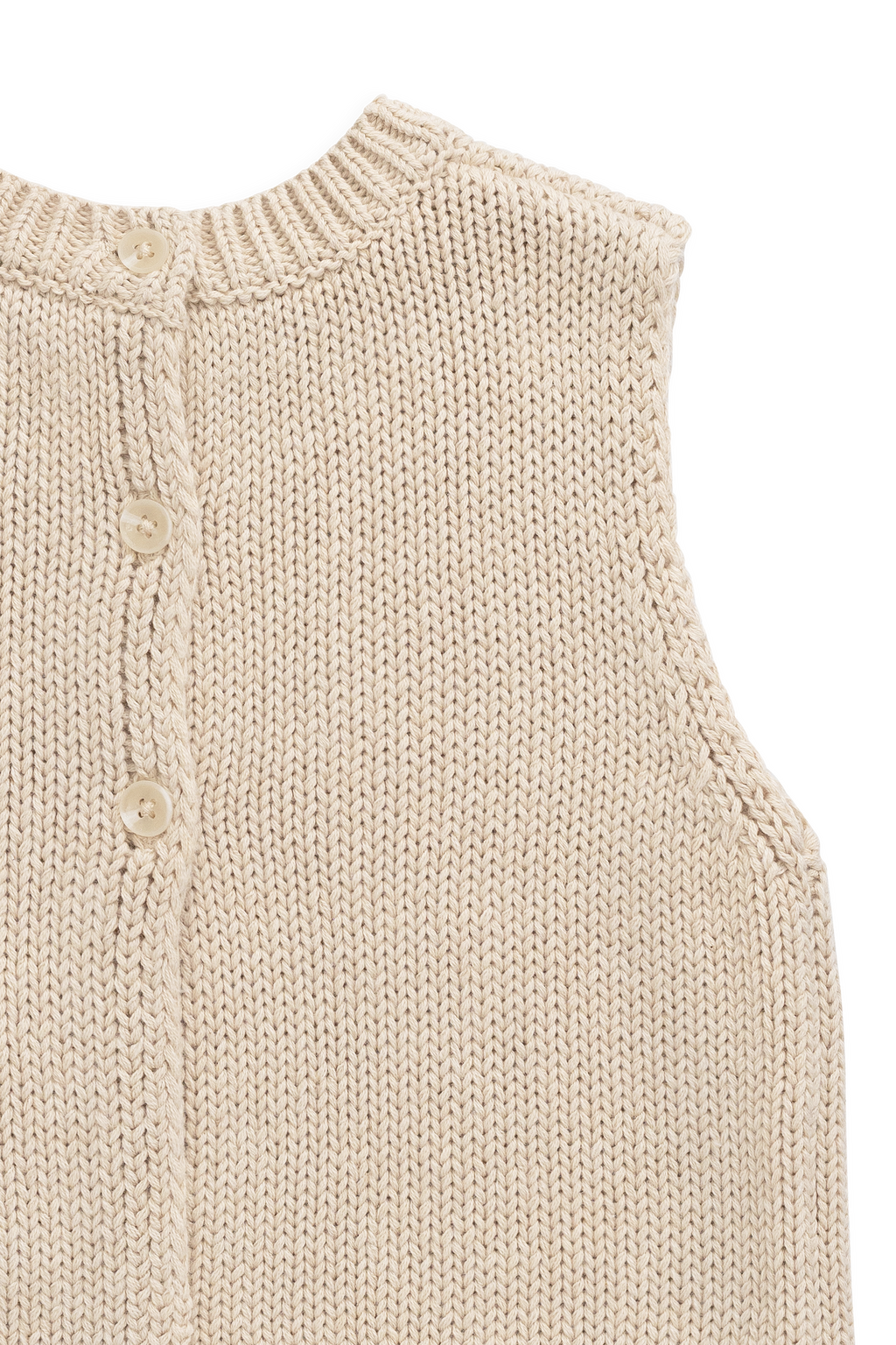 Drew Knit Vest - Vintage Linen
