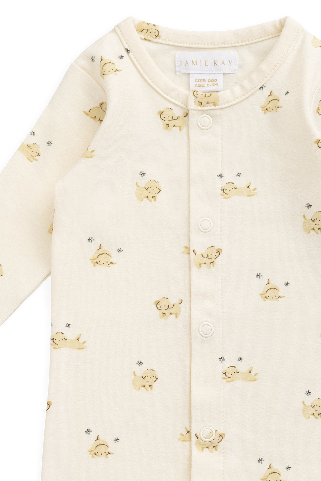 Organic Cotton Trey Onepiece - Playful Honey