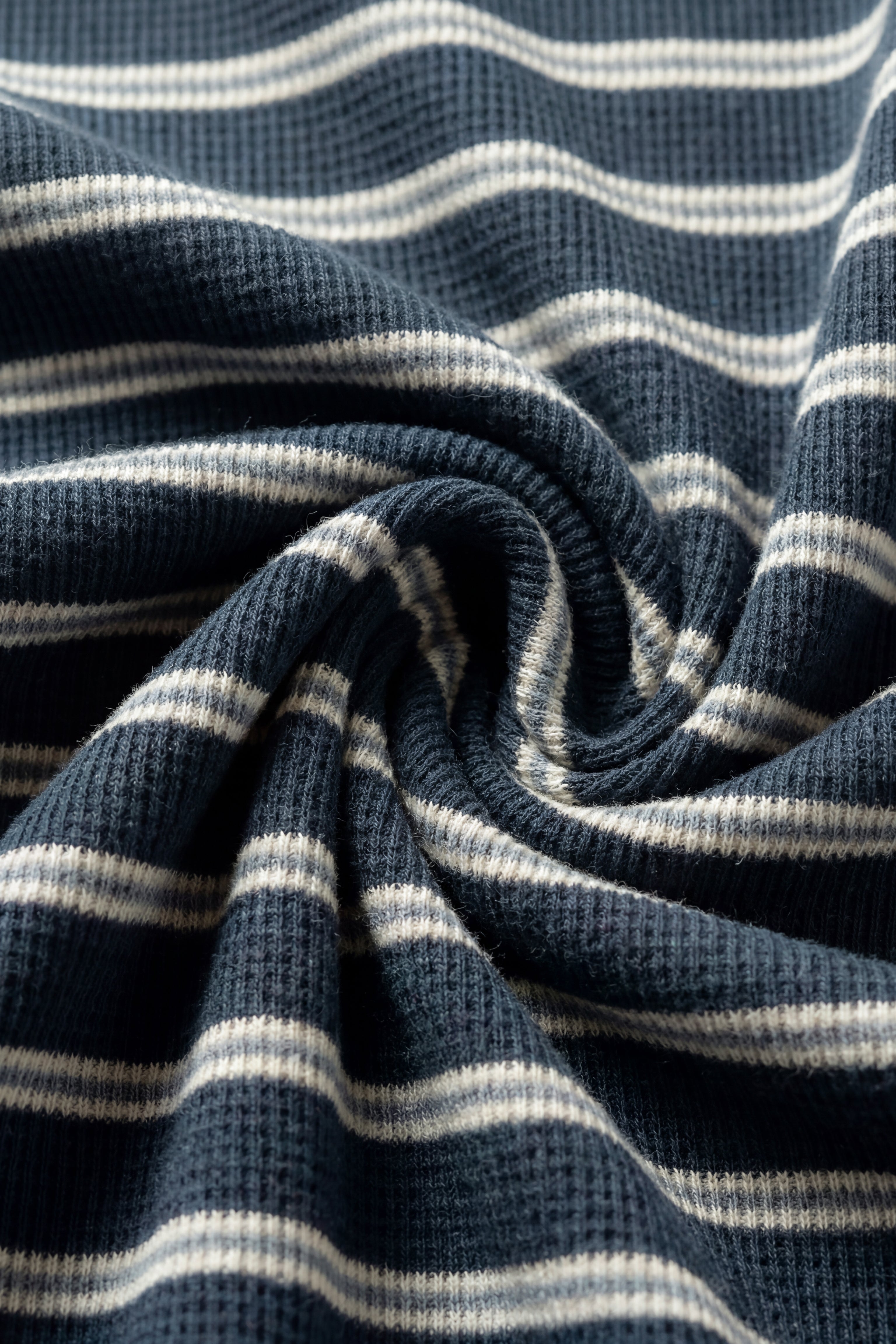 Organic Cotton Waffle Leith Short - Dreamer Stripe Captain