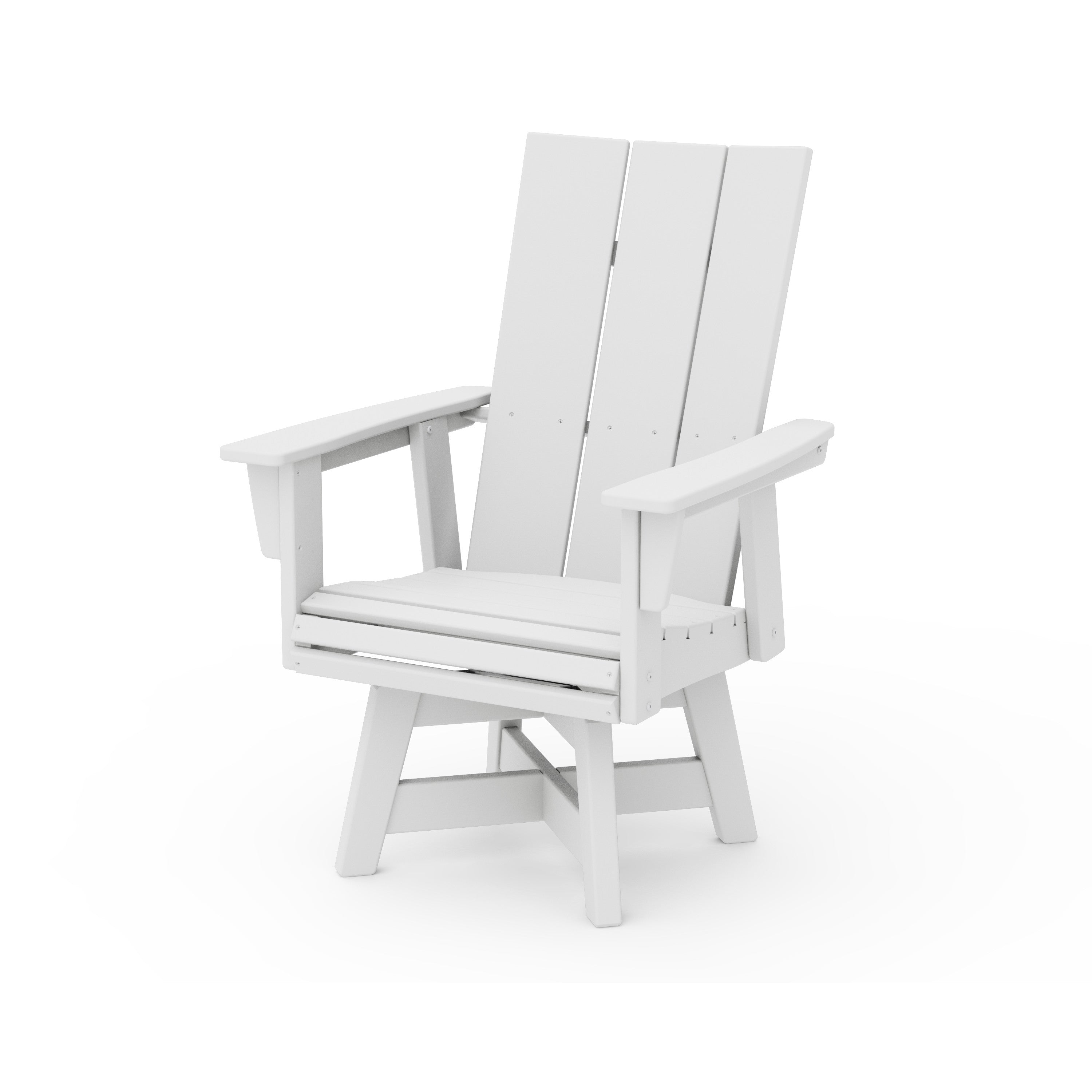 Modern Curveback Adirondack Swivel Dining Chair