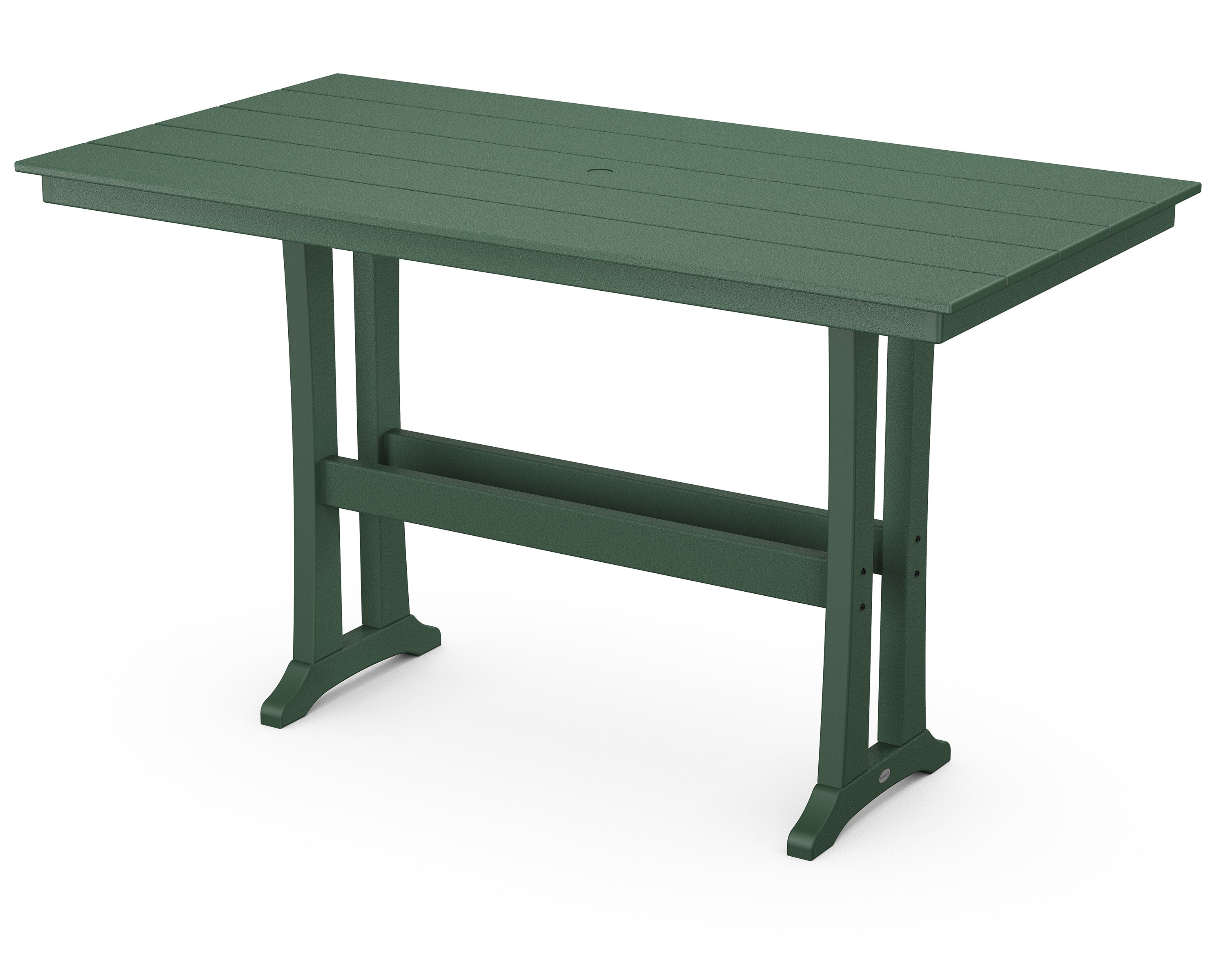 Farmhouse Trestle 37 x 72 Bar Table