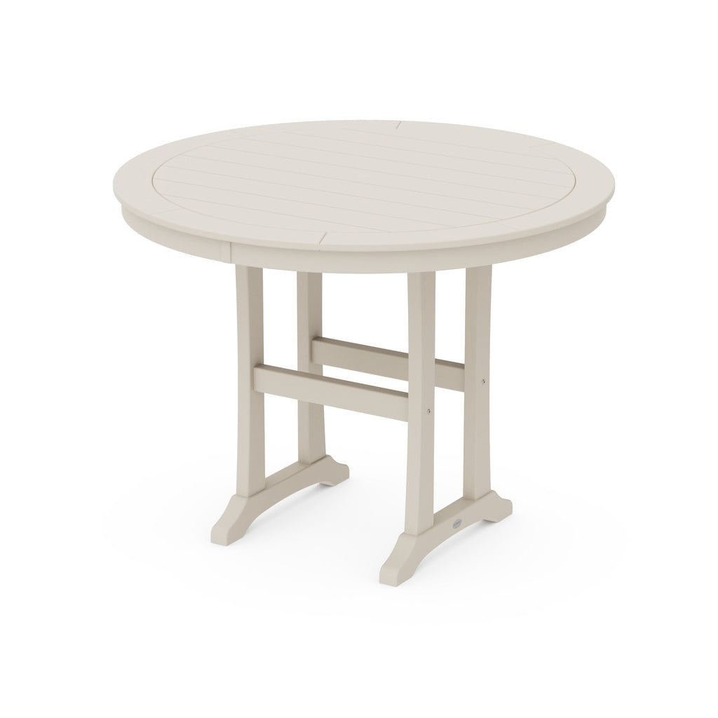 Nautical Trestle 48 Round Counter Table