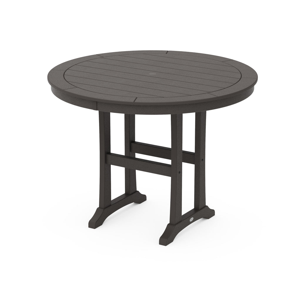 Nautical Trestle 48 Round Counter Table