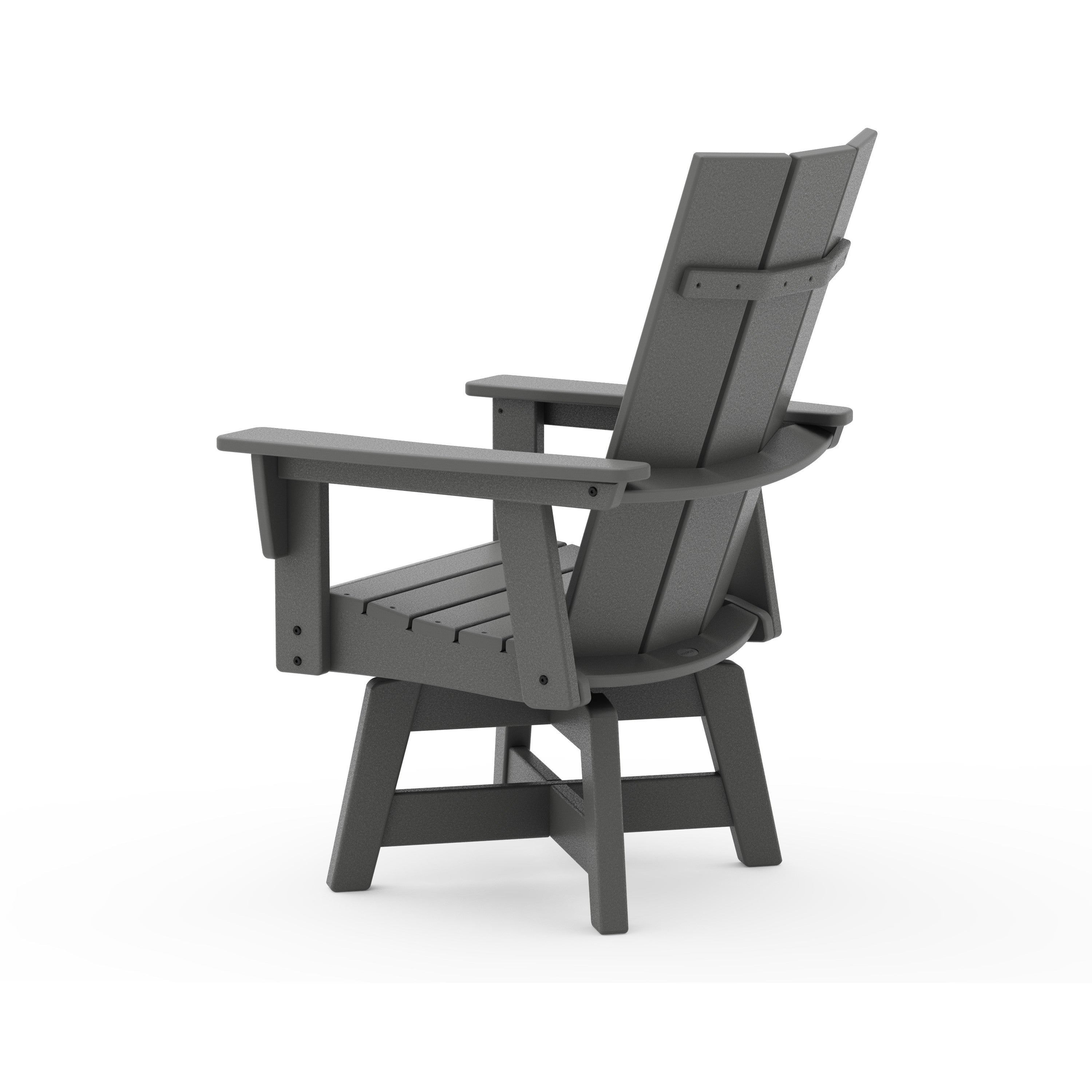 Modern Curveback Adirondack Swivel Dining Chair