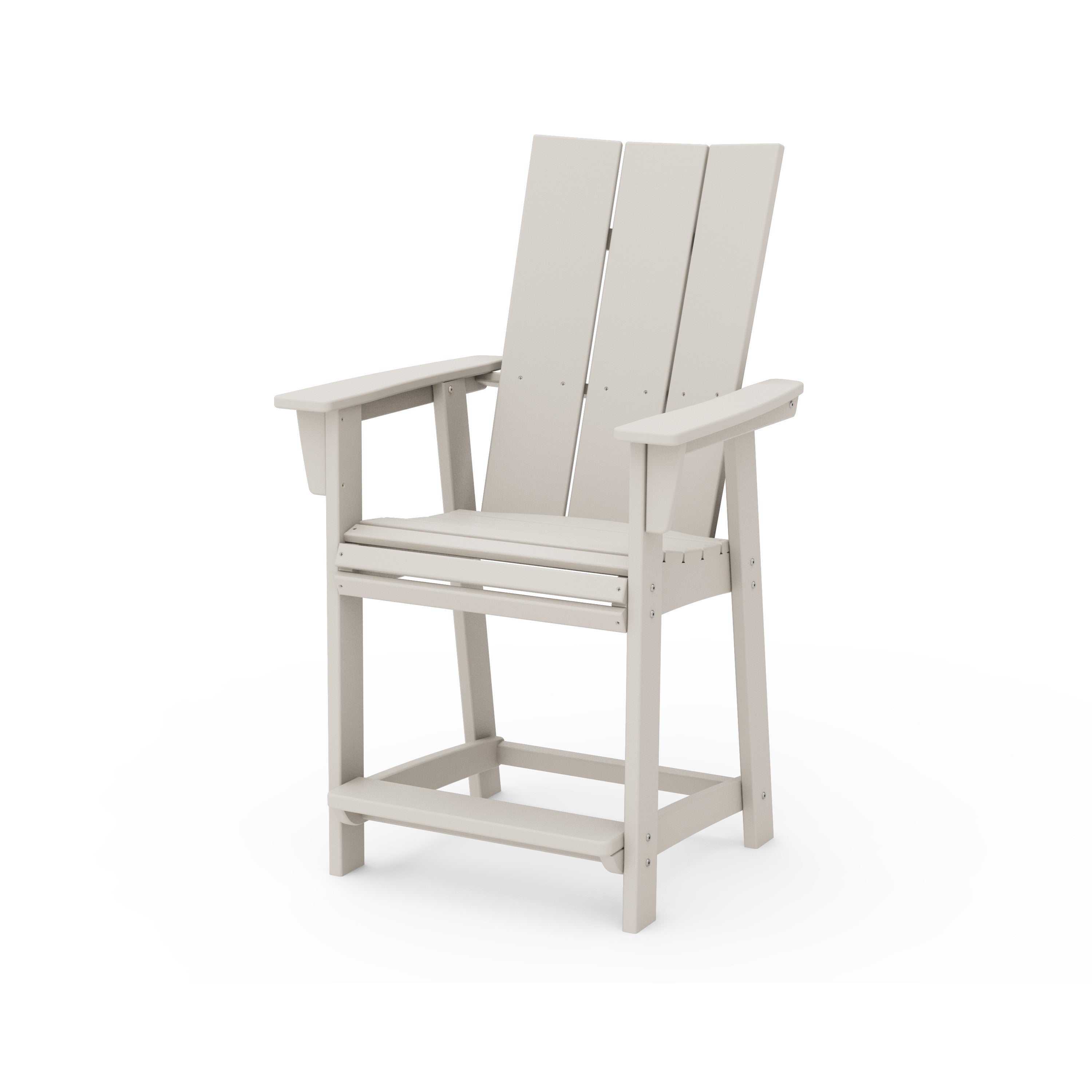 Modern Curveback Adirondack Counter Chair
