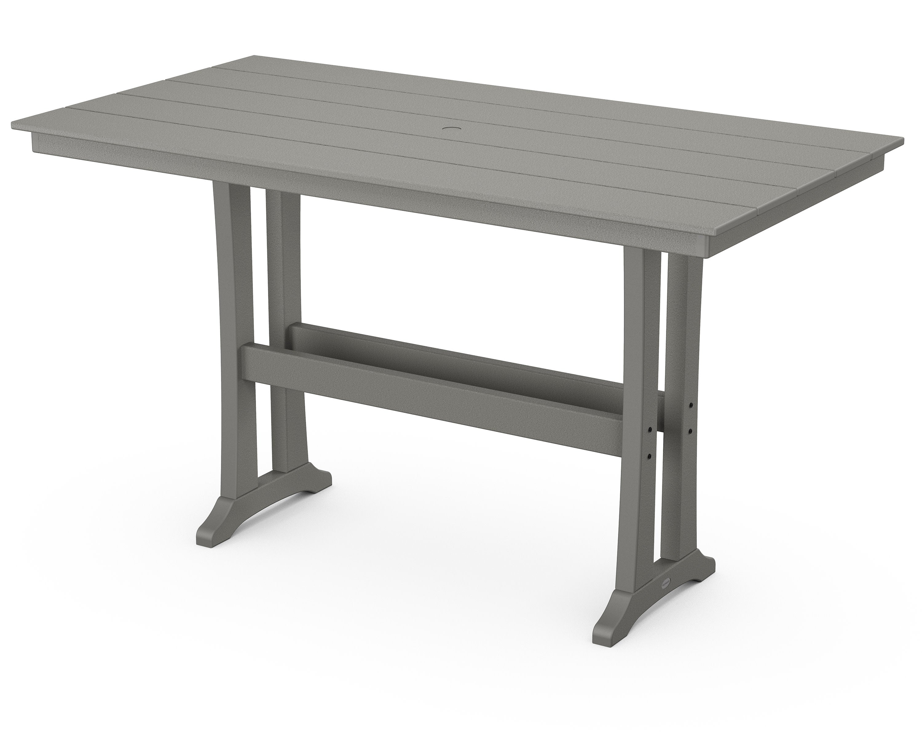 Farmhouse Trestle 37 x 72 Bar Table