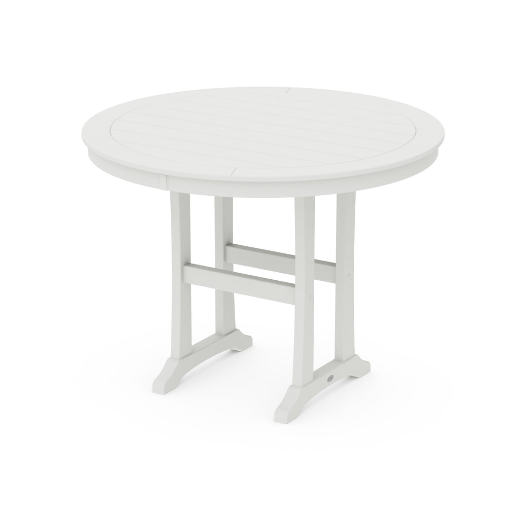 Nautical Trestle 48 Round Counter Table