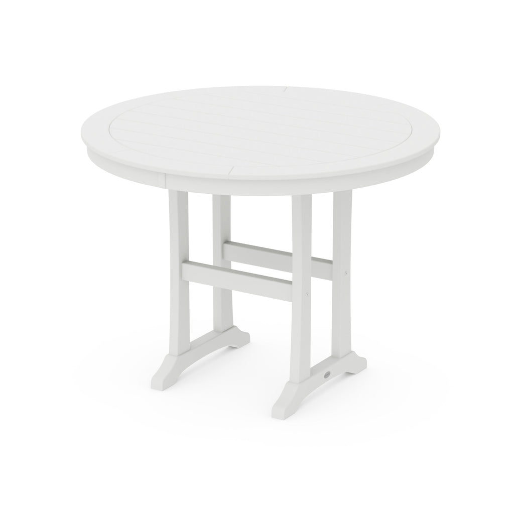 Nautical Trestle 48 Round Counter Table