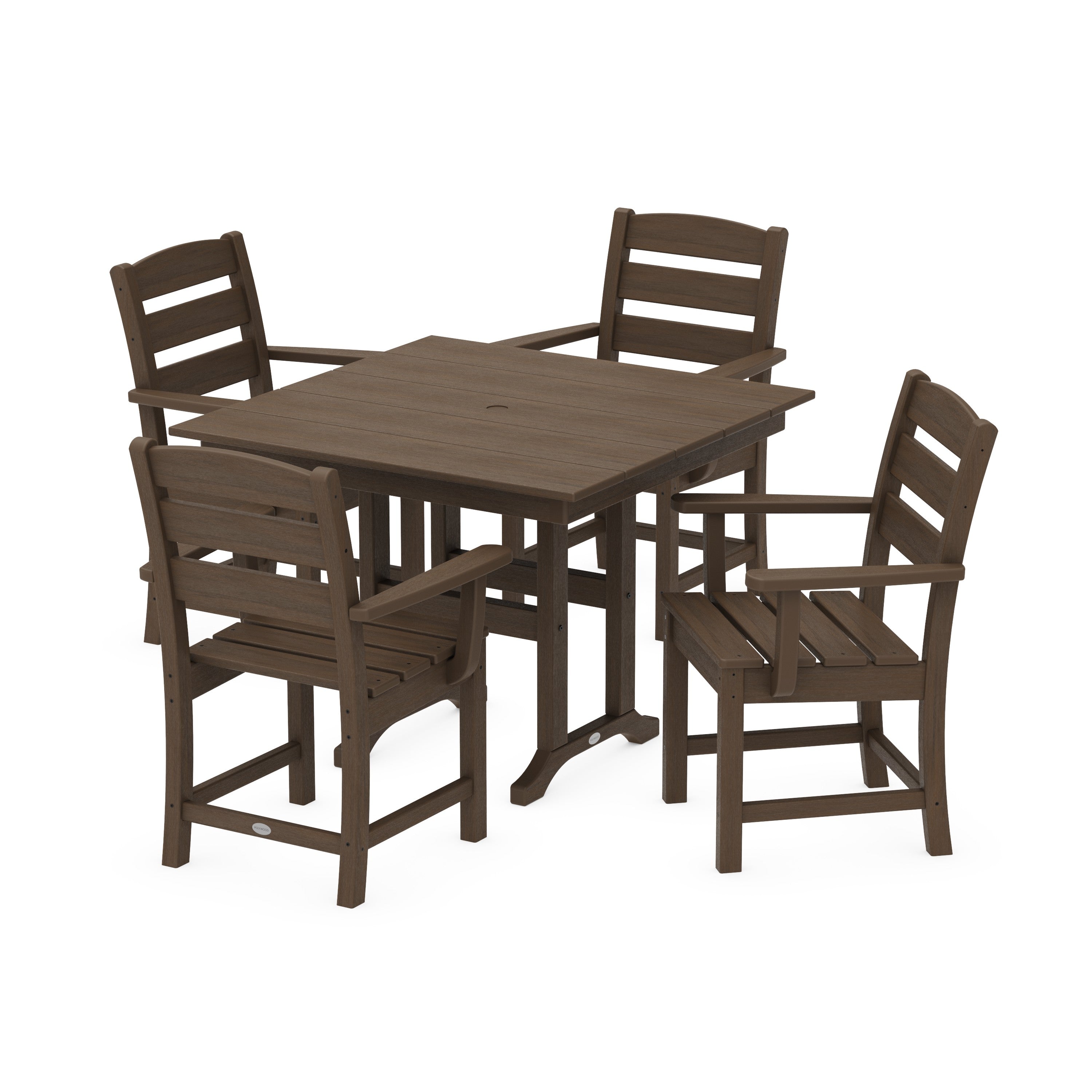 Lakeside 5-Piece Farmhouse Dining Set