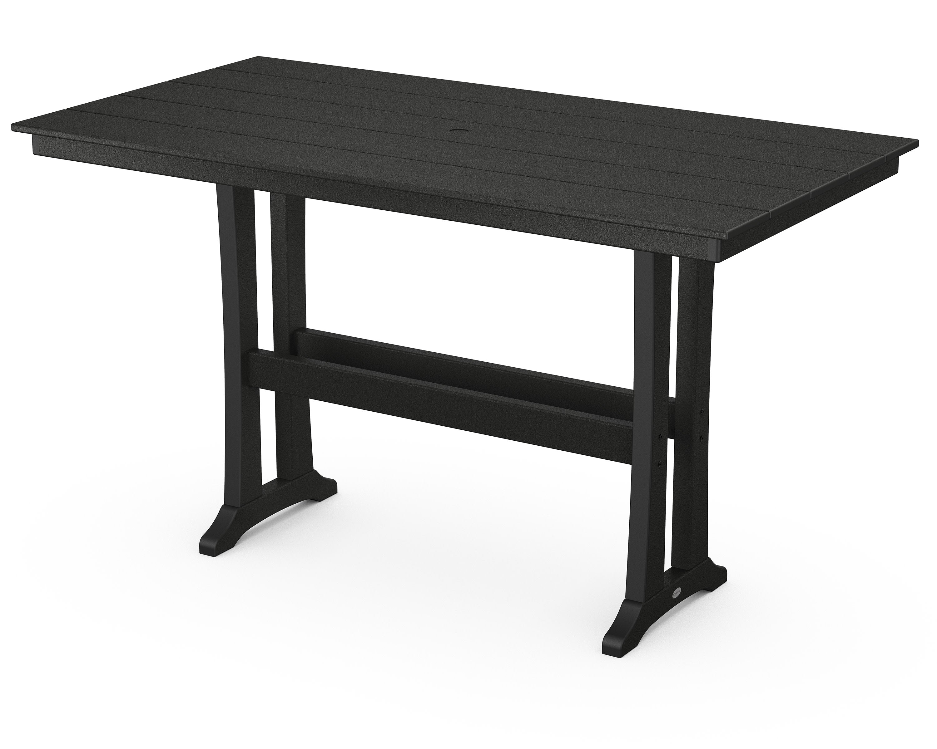 Farmhouse Trestle 37 x 72 Bar Table